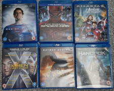 6  x Super Hero Films Blu-ray