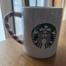 Starbucks Mug with Candy Cane