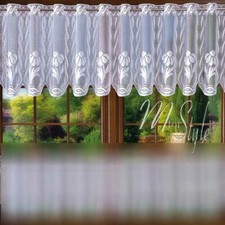 White Kitchen Cafe Net Curtain