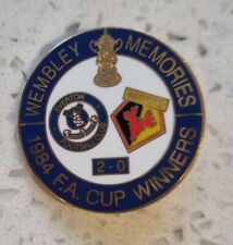 Everton V Watford Memories Pin Badge - 1984 FA Cup Winner
