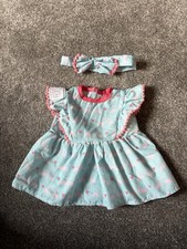 Tiny Treasures Dolls Dress & headband 