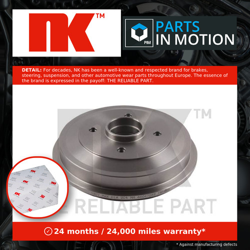 Brake drum fits - citroen, mk1