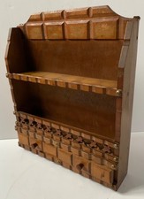 VINTAGE WOODEN SPICE RACK