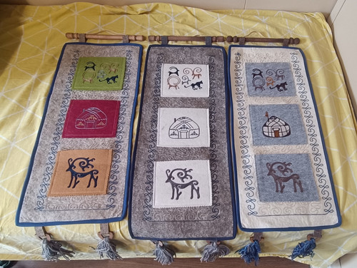 Handmade kyrgyz felt wall - handmade,