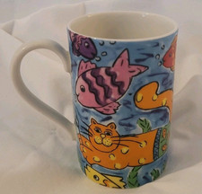 Dunoon Crazy Cats Stoneware