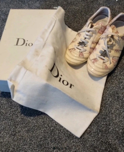 Dior pink logo - logo, trainer