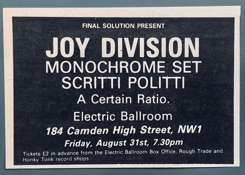 Joy division 1979 original - 1979,