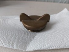 Vintage Vereran Brass Petrol Oil Can Cap Pre War Triumph Oil Tank Lid Motorcycle