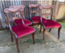 4 regency mahagony dinning