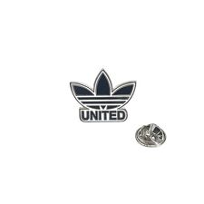 NEWCASTLE UNITED ADIDAS TREFOIL RETRO PIN BADGE FREE UK 48HR POST