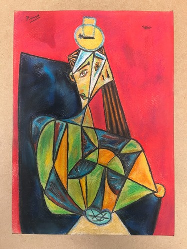 Pablo picasso drawing paper - drawing, on