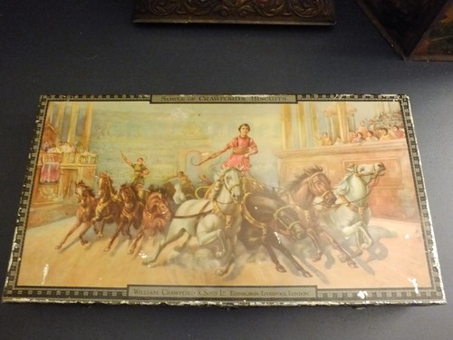 Vintage crawfords biscuit - biscuit, tin