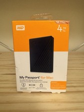 WD Western Digital My Passport For Mac External He’s Drive 4TB - Black