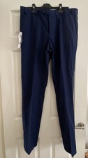 Men’s Next Bright Blue Suit Trousers, Size 36 XL, New With Tags