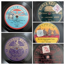 VINTAGE Party! Rare Labels Music Hall Bundle 78rpm Records- SEE DESCRIPTION!