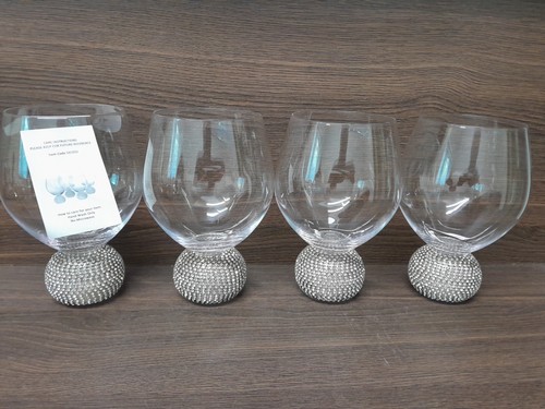 Four crystal set glasses - ,