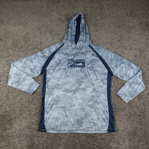Pelagic hoodie mens - pelagic, extra