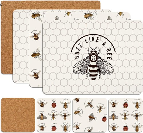 Placemats coasters set - set, (4+4)
