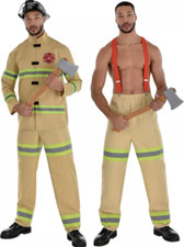Firefighter Fire Man Yellow