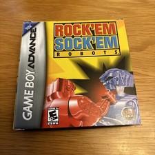 Nintendo Gameboy Advance Rock Em Sock Em Robots Box & Manual Only Freepost Uk