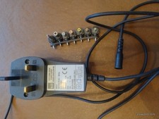 Masterplug MVA1200 Multi Voltage DC PSU Power Adaptor/Charger 1200mA 1.2A max 