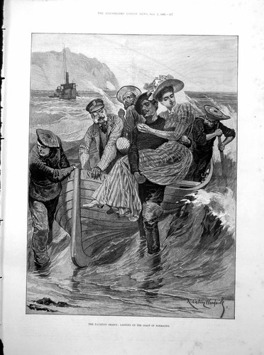 Old yachting season - yachting, lady
