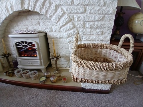 Large vtg chunky - large, rattan