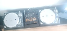 Numark TTX  turntables Gemini mixer, Harman Kardon amp and speakers
