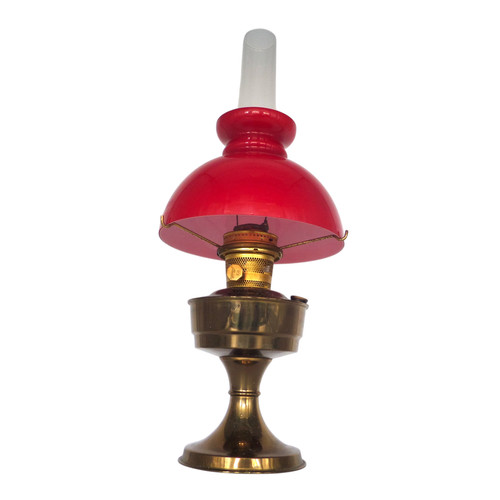 Vintage brass glass - brass, 23