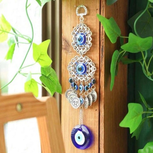 Blue evil eye protection - blue,