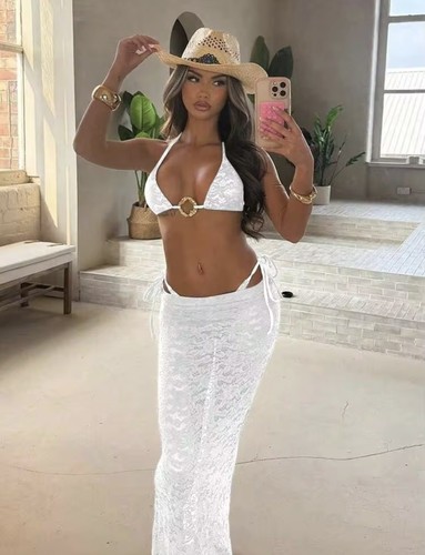 Shein piece white - white, lace