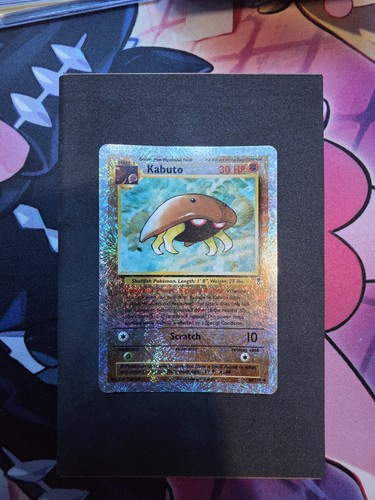 Pokemon kabuto reverse - reverse, holo