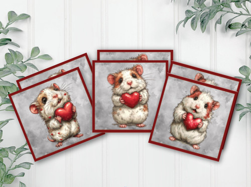 Greeting card topper 5 - 6, 3.5"