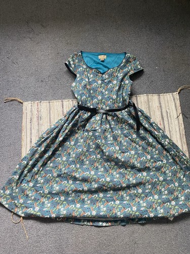 Lindy bop teal - bop, floral