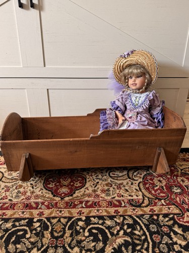 Vintage wooden swinging doll - vintage,