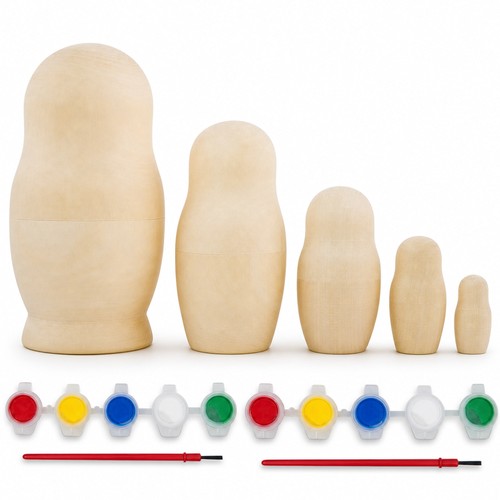 Set wooden nesting dolls - of,