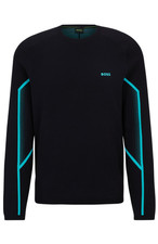 Mens BOSS Jumper Dark Blue