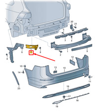 Golf mk8 rear right - cd,