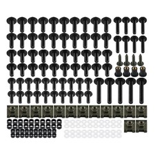 Black Fairing Bolts Screws Kit