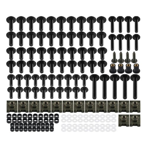 Black fairing bolts screws - screws, kit