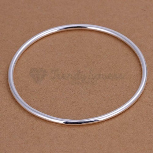 Slim circle bangle - circle, hoop