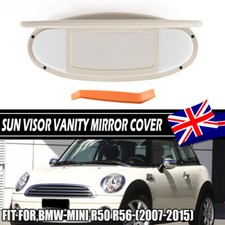 Sun Visor Vanity Mirror Cover Fit For BMW MINI Cooper R55 R56 R60 2007-2014 2012