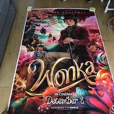 Wonka Bus stop Poster 6x4ft