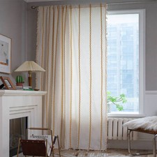 UK Stripe Geometric Curtain