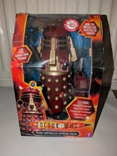 DOCTOR WHO 12"/13" Radio Controlled Supreme Dalek Red 10th Doctor Boxed Rare