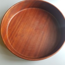 Danish Teak low wooden dish