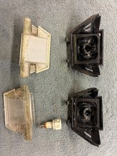 Jaguar X350 XJ8 Pair of rear number plate lights. Complete undamaged Lens holder