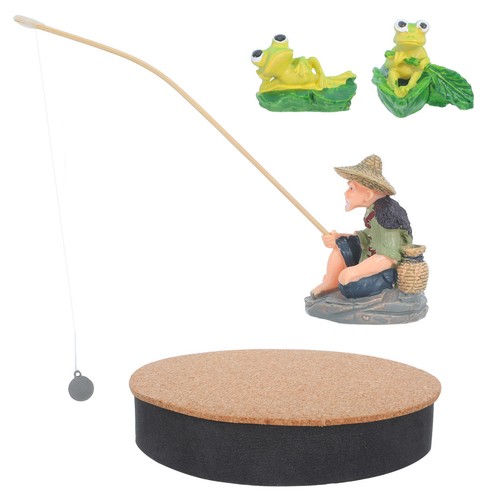 Set mini fisherman figurine - set,