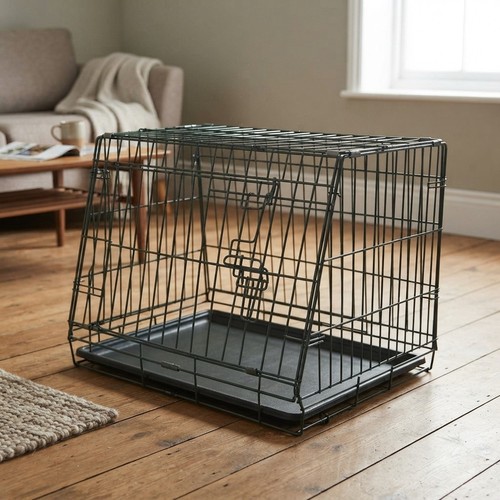 Black inch folding - 24-inch, cage