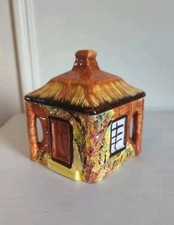 Vintage Price Kensington Cottage Ware Square Sugar Bowl with Lid - 1940s